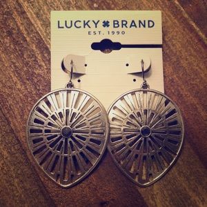 Lucky brand statement earrings for the right occasion.